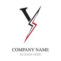 y letter logo vector