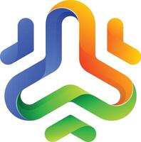 abstract kleurrijk logo-ontwerp vector