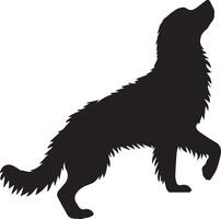 hond silhouet set. hond illustratie vector