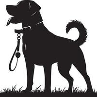 hond silhouet set. hond illustratie vector