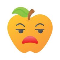 geërgerd emoji ontwerp, klaar naar gebruik en downloaden premie vector