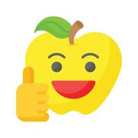 duim omhoog, Leuk vinden emoji ontwerp, gemakkelijk naar gebruik en downloaden vector