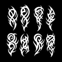 vlak ontwerp tribal tatoeëren grens element vector
