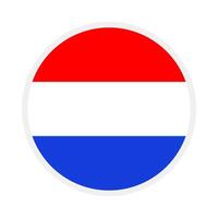 Nederland nationaal vlag ontworpen voor Europa Amerikaans voetbal kampioenschap in 2024 vector
