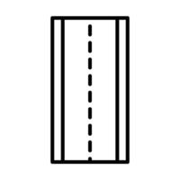 snelweg teken lijn icoon ontwerp vector