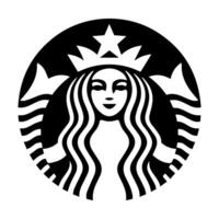 Starbucks logotype Aan wit achtergrond. Starbucks corporatie logo. Amerikaans koffie bedrijf, keten van koffie huizen, populair drankjes, drank, nemen met jij, cafe. redactie. vector