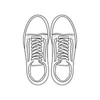 schoenen schets illustratie vector