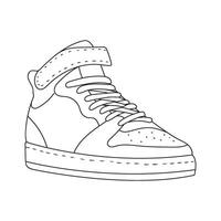 schoenen schets illustratie vector