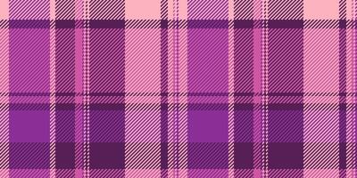 figuur patroon Schotse ruit , bedrijf controleren achtergrond textiel. verbetering naadloos kleding stof structuur plaid in roze en magenta kleuren. vector