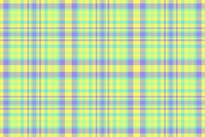 plaid controleren achtergrond van textiel patroon kleding stof met een naadloos structuur tartan. vector