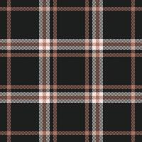 plaid controleren patroon. naadloos kleding stof textuur. Schotse ruit textiel afdrukken. vector