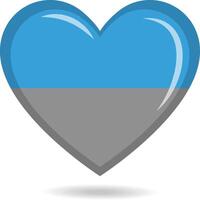 autoseksueel trots vlag in hart vorm illustratie vector