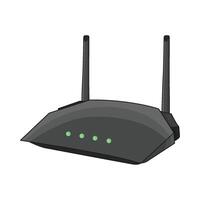 illustratie van Wifi router vector