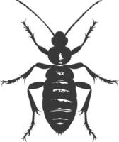 silhouet termiet dier vol lichaam zwart kleur enkel en alleen vector