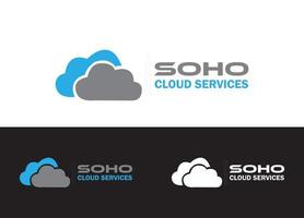 cloud services logo of pictogram ontwerp vector afbeelding sjabloon