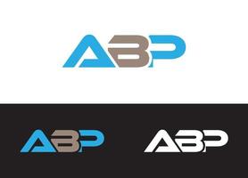 eerste letter abp logo of pictogram ontwerp vector afbeelding sjabloon