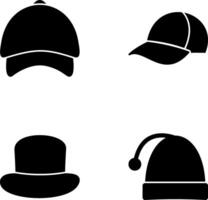 pet en hoed icoon vector
