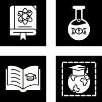 wetenschap en dna icoon vector