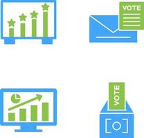 beoordeling en brief icoon vector