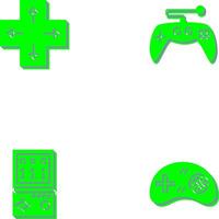 richting sleutel en gaming controle icoon vector