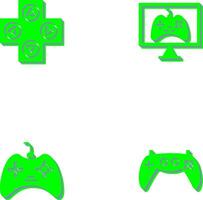 gaming controle en online spellen icoon vector