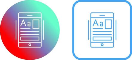 onderwijs app icoon ontwerp vector