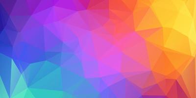 kleurrijke veelhoekige mozaïekachtergrond, creatieve ontwerpsjablonen vector