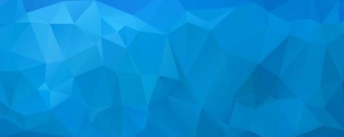 blauwe veelhoekige mozaïekachtergrond, creatieve ontwerpsjablonen vector