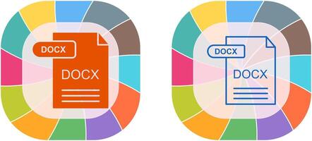 docx icoon ontwerp vector