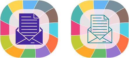 mail pictogram ontwerp vector