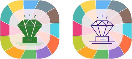 diamant pictogram ontwerp vector