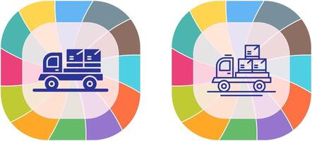 bestelwagen pictogram ontwerp vector