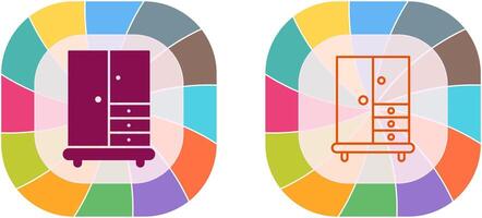 kast icoon ontwerp vector