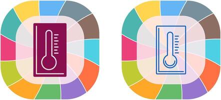 thermometer pictogram ontwerp vector