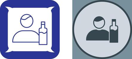 uniek Mens en drinken icoon ontwerp vector