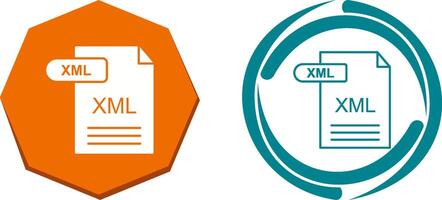 xml icoon ontwerp vector