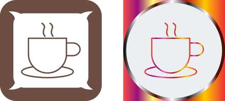 uniek heet koffie icoon ontwerp vector