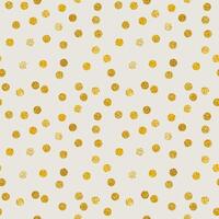 naadloos patroon in gouden schitteren polka stippen. illustratie, abstract achtergrond vector