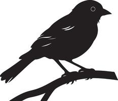 vink silhouet illustratie wit achtergrond vector