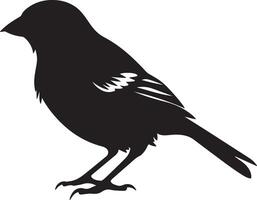 vink silhouet illustratie wit achtergrond vector