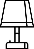 tafel lamp schets illustraties vector