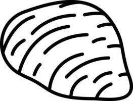 sfogliatelle schets illustratie vector