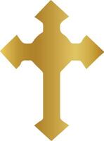 christen kruis keltisch kruis kruisbeeld, christen kruis, Christendom, goud, gouden kruis vector