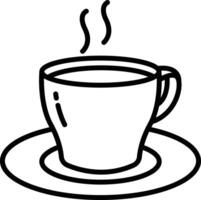 espresso koffie schets illustratie vector