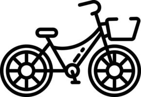 fiets schets illustratie vector