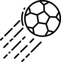 voetbal schets illustratie vector