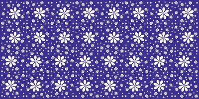 wit bloem patroon Aan Purper achtergrond geschikt voor naadloos kleding stof vector