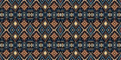 naadloos batik patroon, naadloos tribal batik patroon, en naadloos kleurrijk patroon lijken op etnisch boho, Azteken, en ikat stijlen.ontworpen voor gebruik in behang, stof, gordijn, tapijt, batik borduurwerk vector