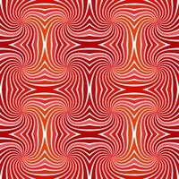 rood abstract hypnotiserend naadloos gestreept spiraal draaikolk patroon achtergrond ontwerp met wervelende stralen vector