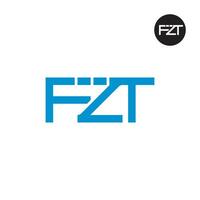 fzt logo brief monogram ontwerp vector